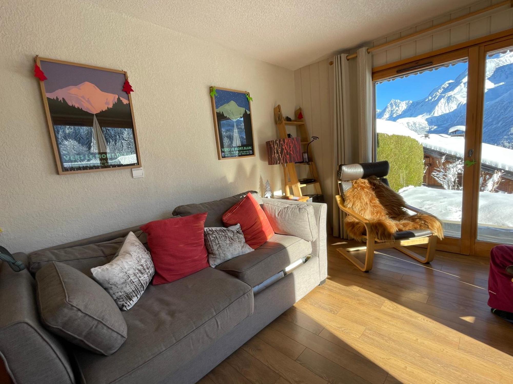Vue Splendide Mont Blanc Leilighet Saint-Gervais-les-Bains Eksteriør bilde